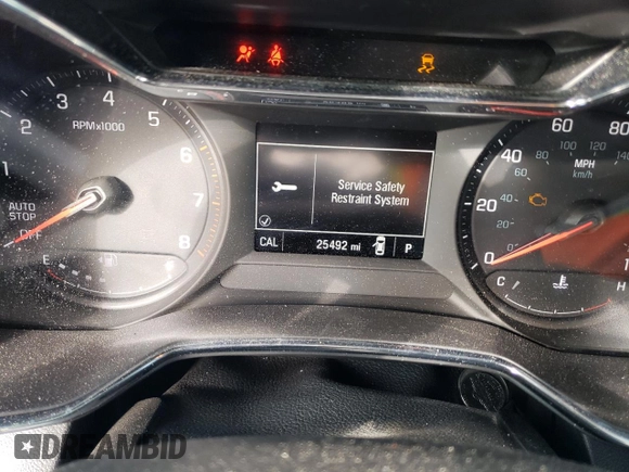 2023 Chevrolet TrailBlazer LT with VIN KL79MPSL4PB191896, listed as a Copart auction lot 51867635 with 25,492 mi miles and Salvage Title. Bid and sale history available at DreamBid. Image 9.