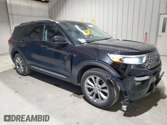 2024 Ford Explorer Limited with VIN 1FMSK7FHXRGA30180, listed as a Copart auction lot 45591995 with 22,382 mi miles and Clean Title. Bid and sale history available at carsss.com. Image 4.
