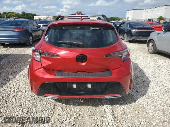 2021 Toyota Corolla Hatchback SE with VIN JTND4MBE6M3129379, listed as a Copart auction lot 77850144 with 48,435 mi miles and Salvage Title. Bid and sale history available at carsss.com. Image 6.