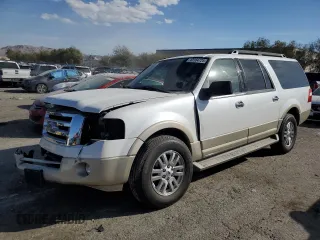 2010 Ford Expedition EL Eddie Bauer with VIN 1FMJK1J56AEB50404, listed as a Copart auction lot 43184725 with 191,429 mi miles and Salvage Title. Bid and sale history available at carsss.com. Image 1.