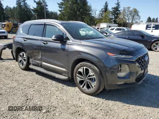 2020 Hyundai Santa Fe Limited with VIN 5NMS5CAA5LH266346, listed as a Copart auction lot 54167105 with 38,566 mi miles and Salvage Title. Bid and sale history available at carsss.com. Image 4.