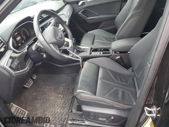 2019 Audi Q3 S line Prestige with VIN WA1FECF38K1079598, listed as a Copart auction lot 75451884 with 71,486 mi miles and Salvage Title. Bid and sale history available at carsss.com. Image 7.