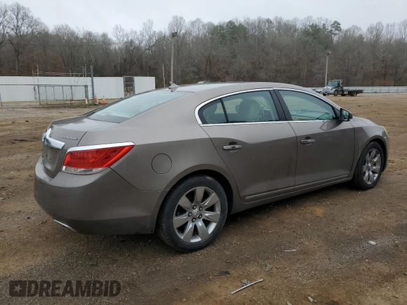 2012 Buick LaCrosse Premium 2 with VIN 1G4GF5G30CF167515, listed as a Copart auction lot 44184125 with 0 mi miles and Salvage Title. Bid and sale history available at carsss.com. Image 3.