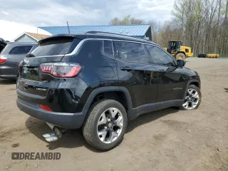 2021 Jeep Compass Limited с VIN 3C4NJDCB9MT513196, выставлен на аукционе Copart как лот 54253245 с пробегом 41 305 миль миль и Списание • Salvage title. История ставок и продаж доступна на DreamBid. Изображение 3.
