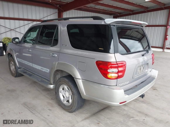 2001 Toyota Sequoia SR5 with VIN 5TDZT34A31S056662, listed as a IAAI auction lot 41778730 with 287,065 mi miles. Bid and sale history available at carsss.com. Image 3.