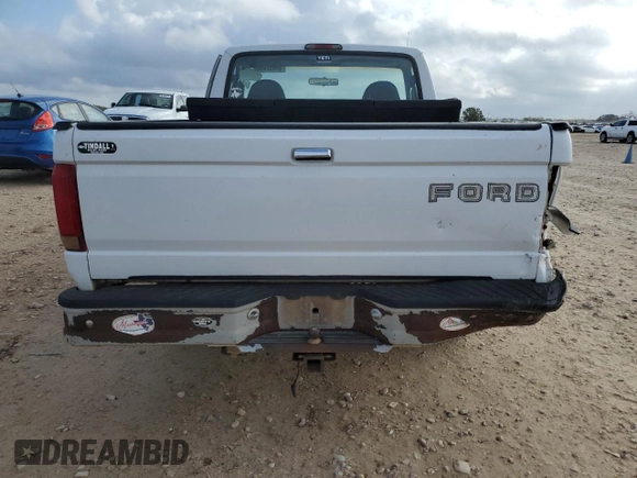 1996 Ford F-150 Special with VIN 1FTEF15YXTLA98806, listed as a Copart auction lot 84652494 with 147,818 mi miles and Salvage Title. Bid and sale history available at carsss.com. Image 6.
