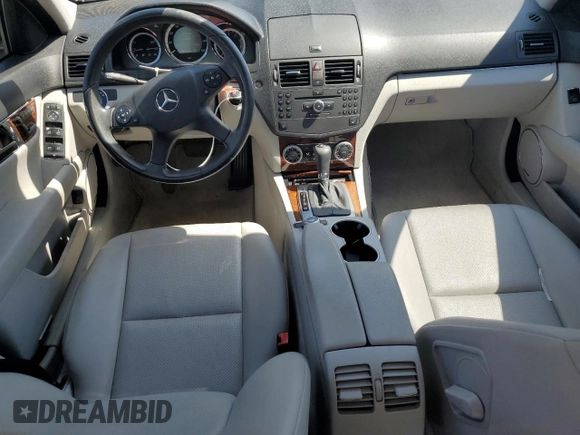 2010 Mercedes-Benz C 300 Sport with VIN WDDGF5EB8AR120619, listed as a Copart auction lot 52753545 with 136,031 mi miles and Salvage title. Bid and sale history available at DreamBid. Image 8.