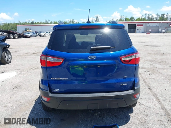 2021 Ford EcoSport SE with VIN MAJ6S3GL5MC451215, listed as a IAAI auction lot 42531927 with 50,985 mi miles and . Bid and sale history available at DreamBid. Image 16.