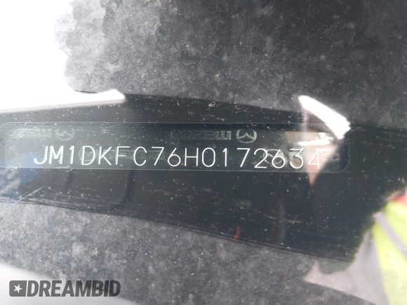 2017 Mazda CX-3 Touring with VIN JM1DKFC76H0172634, listed as a IAAI auction lot 41736544 with 48,585 mi miles. Bid and sale history available at carsss.com. Image 17.