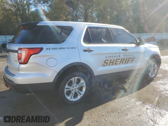 2016 Ford Utility Police Interceptor with VIN 1FM5K8AR7GGA78431, listed as a Copart auction lot 81183004 with 86,080 mi miles and Salvage Title. Bid and sale history available at carsss.com. Image 3.