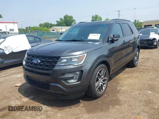 2017 Ford Explorer Sport z VIN 1FM5K8GT7HGB59563, wystawiony jako IAAI lot #42491656 z przebiegiem 90 622 mil mil oraz . Historia ofert i sprzedaży dostępna na DreamBid. Obrazek 12.
