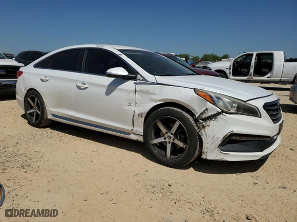 2016 Hyundai Sonata 2.4L Sport with VIN 5NPE34AF1GH292617, listed as a Copart auction lot 52533555 with 104,999 mi miles and Salvage Title. Bid and sale history available at carsss.com. Image 4.