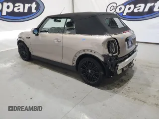 2024 MINI Convertible Cooper S with VIN WMW43DL01R3R79743, listed as a Copart auction lot 81992444 with 20,186 mi miles and Clean title. Bid and sale history available at DreamBid. Image 2.