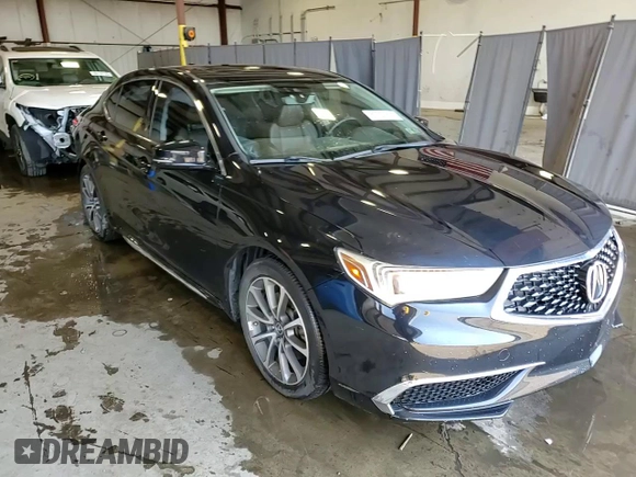 2018 Acura TLX Technology with VIN 19UUB3F52JA001454, listed as a Copart auction lot 60721805 with 87,447 mi miles and Salvage title. Bid and sale history available at DreamBid. Image 14.