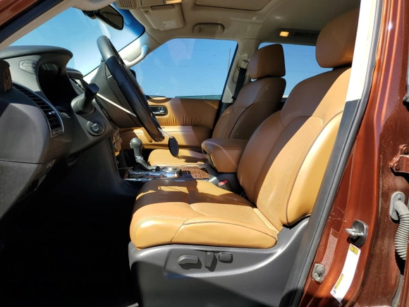 2017 Nissan Armada Platinum with VIN JN8AY2NF5H9303731, listed as a Copart auction lot 48478935 with 125,384 mi miles and Salvage Title. Bid and sale history available at carsss.com. Image 7.