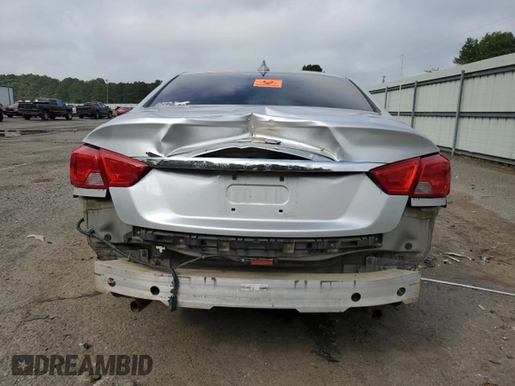 2015 Chevrolet Impala LTZ with VIN 2G1165S38F9104850, listed as a Copart auction lot 52028615 with 155,730 mi miles and Salvage Title. Bid and sale history available at DreamBid. Image 6.