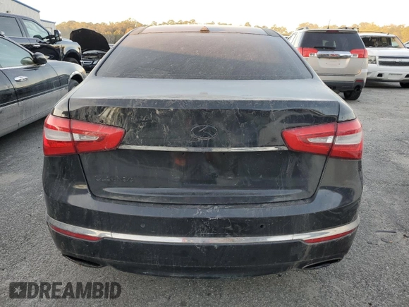 2014 Kia Cadenza Premium with VIN KNALN4D70E5120367, listed as a Copart auction lot 81324754 with 137,508 mi miles and Salvage Title. Bid and sale history available at carsss.com. Image 6.
