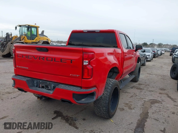 2021 Chevrolet Silverado 1500 RST with VIN 3GCUYEET6MG174912, listed as a IAAI auction lot 41359036 with 58,325 mi miles. Bid and sale history available at carsss.com. Image 4.