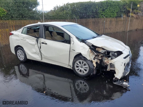 2020 Toyota Prius L Eco with VIN JTDKARFU2L3122804, listed as a Copart auction lot 51163575 with 34,133 mi miles and Salvage Title. Bid and sale history available at carsss.com. Image 4.