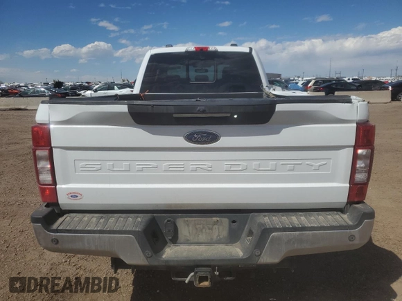 2022 Ford F-350 XL with VIN 1FT8W3BT6NEE97625, listed as a Copart auction lot 53880215 with 110,664 mi miles and Salvage title. Bid and sale history available at DreamBid. Image 6.