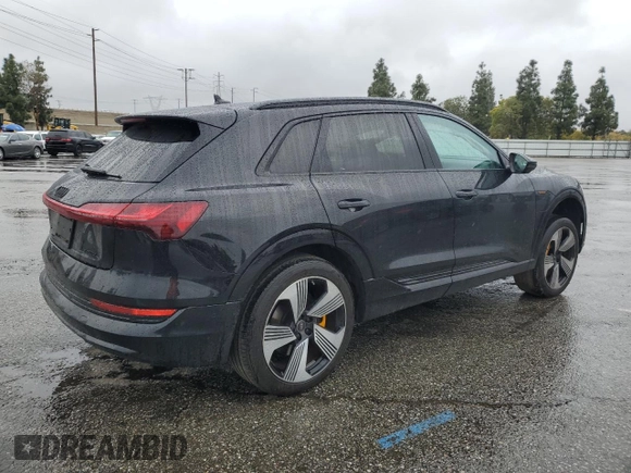 2023 Audi e-tron Premium Plus with VIN WA1LAAGE4PB024702, listed as a Copart auction lot 49175705 with 8,780 mi miles and Salvage title. Bid and sale history available at DreamBid. Image 3.