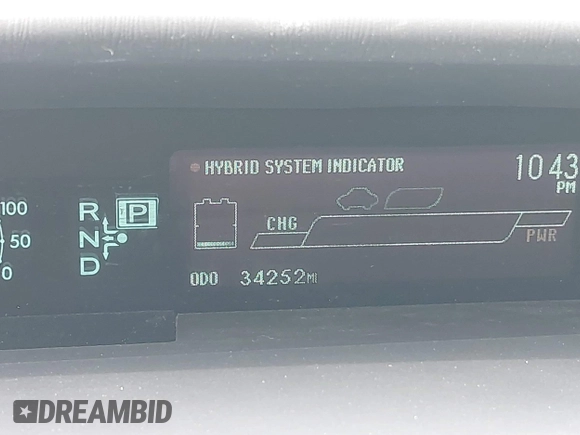 2015 Toyota Prius Four with VIN JTDKN3DU3F0413662, listed as a IAAI auction lot 42126540 with 34,252 mi miles. Bid and sale history available at carsss.com. Image 16.