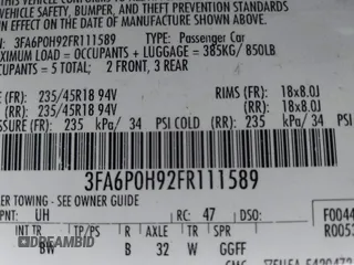 2015 Ford Fusion SE z VIN 3FA6P0H92FR111589, wystawiony jako IAAI lot #42610816 z przebiegiem 155 264 mil mil oraz . Historia ofert i sprzedaży dostępna na DreamBid. Obrazek 9.