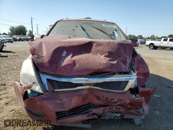 2012 Kia Sedona LX with VIN KNDMG4C73C6445301, listed as a Copart auction lot 68065444 with 177,259 mi miles and Salvage Title. Bid and sale history available at carsss.com. Image 5.