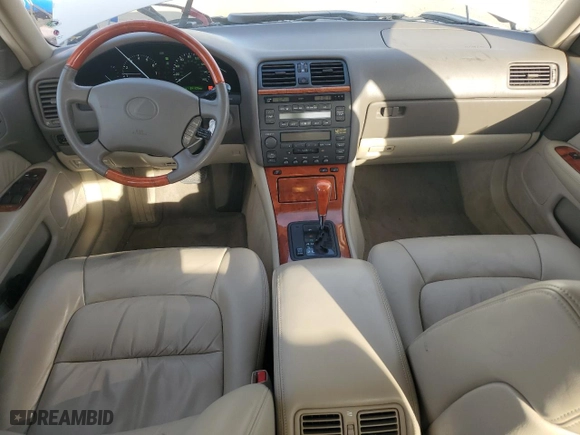 1998 Lexus LS 400 Luxury Sdn with VIN JT8BH28F9W0139461, listed as a Copart auction lot 47621215 with 94,109 mi miles and Salvage Title. Bid and sale history available at carsss.com. Image 8.
