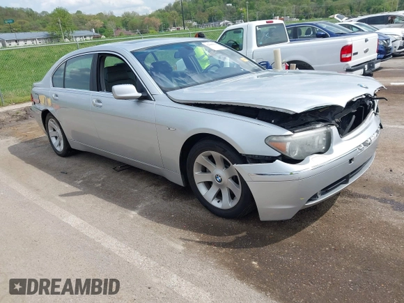2003 BMW 7 Series 745Li with VIN WBAGN63443DR14666, listed as a IAAI auction lot 42088916 with 164,846 mi miles and . Bid and sale history available at DreamBid. Image 1.