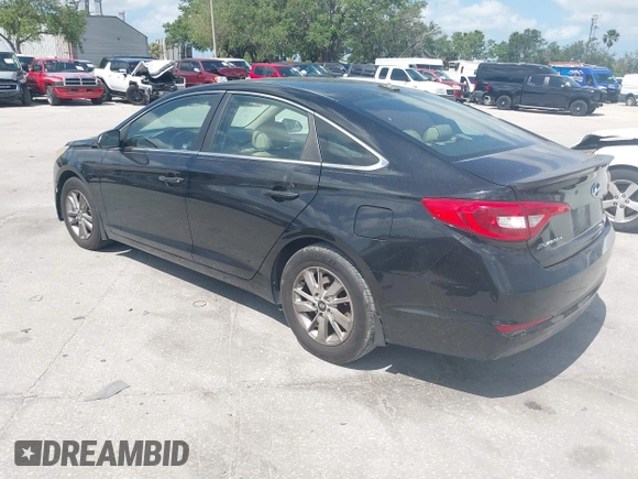 2015 Hyundai Sonata 2.4L SE with VIN 5NPE24AF8FH151075, listed as a IAAI auction lot 41913820 with 208,998 mi miles. Bid and sale history available at carsss.com. Image 3.