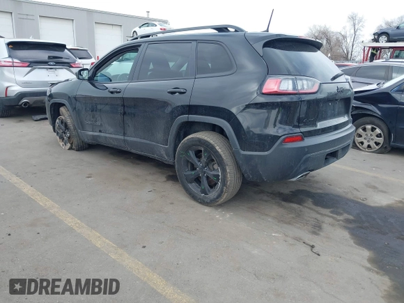 2020 Jeep Cherokee Altitude with VIN 1C4PJMLX9LD634920, listed as a IAAI auction lot 41892720 with 75,388 mi miles and . Bid and sale history available at DreamBid. Image 3.