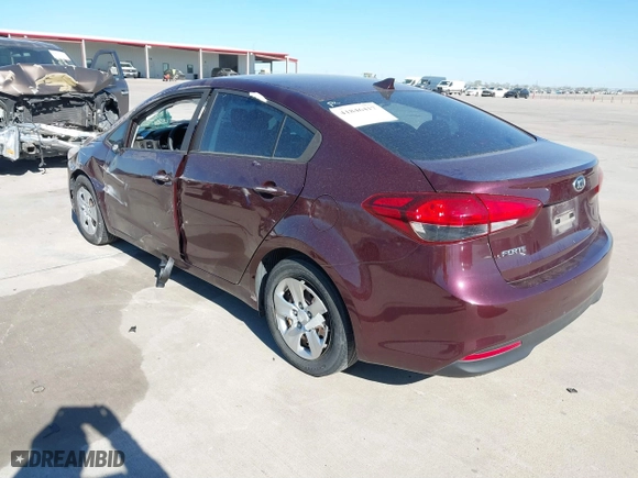 2018 Kia Forte LX with VIN 3KPFK4A77JE246026, listed as a IAAI auction lot 41846417 with 77,847 mi miles. Bid and sale history available at carsss.com. Image 3.