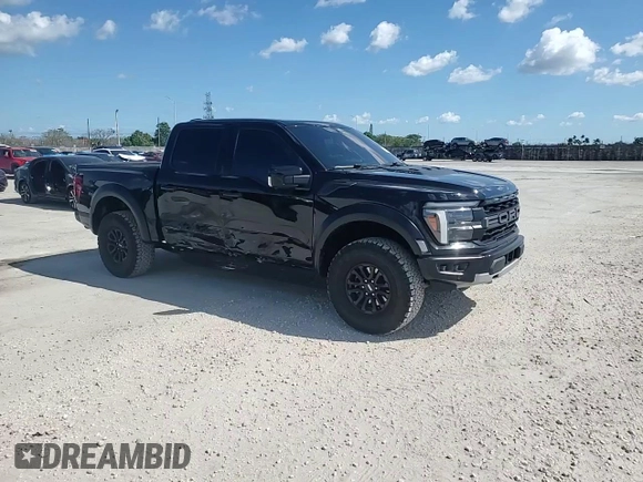 2024 Ford F-150 Raptor with VIN 1FTFW1RG4RFA57634, listed as a Copart auction lot 50156555 with 19,887 mi miles and Salvage Title. Bid and sale history available at carsss.com. Image 11.