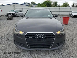 2012 Audi A6 Premium Plus with VIN WAUGGAFC6CN167050, listed as a Copart auction lot 58811945 with 108,400 mi miles and Salvage title. Bid and sale history available at DreamBid. Image 5.