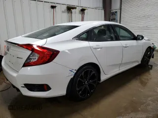 2019 Honda Civic Sedan Sport with VIN 2HGFC2F81KH594141, listed as a Copart auction lot 51942755 with 56,914 mi miles and Salvage Title. Bid and sale history available at carsss.com. Image 3.
