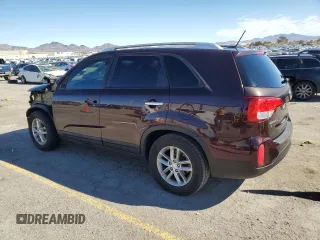 2014 Kia Sorento LX with VIN 5XYKT4A7XEG492525, listed as a Copart auction lot 46140765 with 162,233 mi miles and Salvage Title. Bid and sale history available at carsss.com. Image 2.
