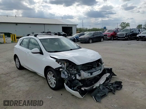 2012 Mazda 3 i Grand Touring with VIN JM1BL1M79C1681111, listed as a Copart auction lot 53619165 with 198,668 mi miles and Salvage Title. Bid and sale history available at DreamBid. Image 13.