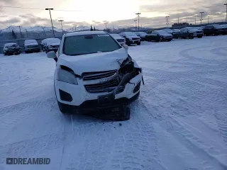 2015 Chevrolet Trax LS with VIN KL7CJPSB3FB202584, listed as a Copart auction lot 86204814 with 0 mi miles and Salvage Title. Bid and sale history available at carsss.com. Image 12.