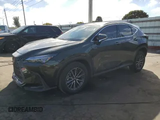 2025 Lexus NX with VIN 2T2GDCAZXSC019614, listed as a Copart auction lot 43544655 with 10,197 mi miles and Salvage Title. Bid and sale history available at carsss.com. Image 1.