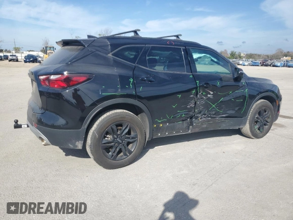 2020 Chevrolet Blazer LT z VIN 3GNKBHRS6LS681503, wystawiony jako Copart lot #42706885 z przebiegiem 86 531 mil mil oraz Nie do naprawy • Non repairable. Historia ofert i sprzedaży dostępna na DreamBid. Obrazek 3.