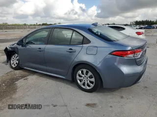 2022 Toyota Corolla LE with VIN 5YFEPMAE3NP366745, listed as a Copart auction lot 50605785 with 0 mi miles and Salvage Title. Bid and sale history available at carsss.com. Image 2.