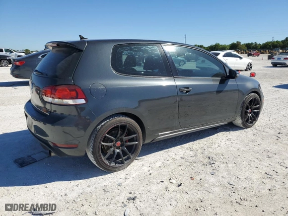2013 Volkswagen GTI with VIN WVWFV7AJ1DW106097, listed as a Copart auction lot 49398835 with 138,378 mi miles and Salvage Title. Bid and sale history available at carsss.com. Image 3.