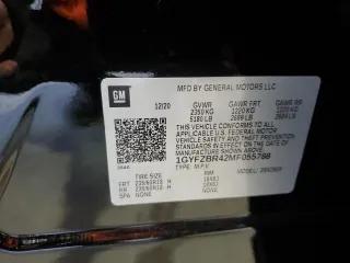 2021 Cadillac XT4 AWD Luxury with VIN 1GYFZBR42MF055788, listed as a Copart auction lot 46704275 with 23,516 mi miles and Clean Title. Bid and sale history available at carsss.com. Image 13.