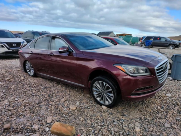 2015 Hyundai Genesis 3.8L with VIN KMHGN4JE7FU021622, listed as a Copart auction lot 87301364 with 0 mi miles and Salvage Title. Bid and sale history available at carsss.com. Image 13.
