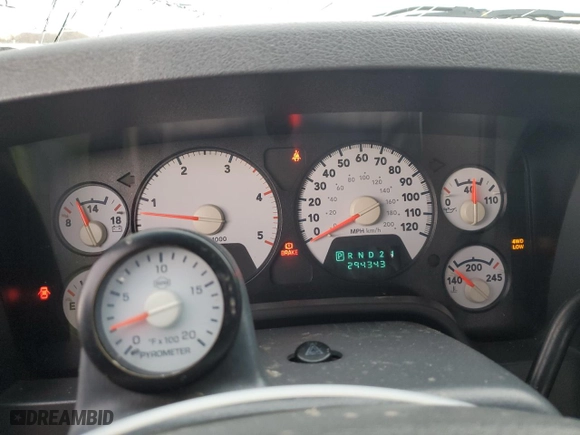 2006 Dodge Ram 2500 SLT with VIN 1D7KS28C76J222122, listed as a Copart auction lot 44077545 with 294,343 mi miles and Salvage Title. Bid and sale history available at carsss.com. Image 9.