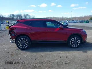 2023 Chevrolet Blazer RS with VIN 3GNKBKRS9PS168281, listed as a IAAI auction lot 41904523 with 28,588 mi miles and . Bid and sale history available at DreamBid. Image 13.
