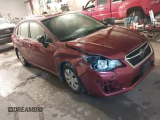 2016 Subaru Impreza 2.0i z VIN JF1GPAA65G8276226, wystawiony jako IAAI lot #41685096 z przebiegiem 132 192 mil mil oraz . Historia ofert i sprzedaży dostępna na DreamBid. Obrazek 1.