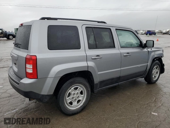 2017 Jeep Patriot Sport SE with VIN 1C4NJPBA4HD211370, listed as a Copart auction lot 45222815 with 50,931 mi miles and Salvage Title. Bid and sale history available at carsss.com. Image 3.
