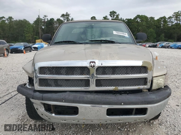 2002 Dodge Ram 2500 with VIN 3B7KC23672M223650, listed as a Copart auction lot 70655984 with 165,477 mi miles and Clean Title. Bid and sale history available at carsss.com. Image 5.